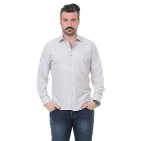 Buenza SY 1951 Bej Uzun Kol Erkek Gömlek