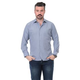 Buenza SY 3160 Gri Uzun Kol Erkek Gömlek