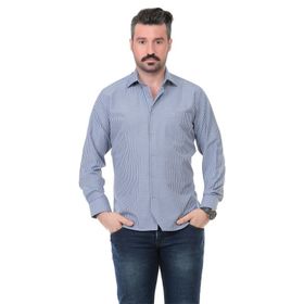Buenza SY 3160 Gri Uzun Kol Erkek Gömlek