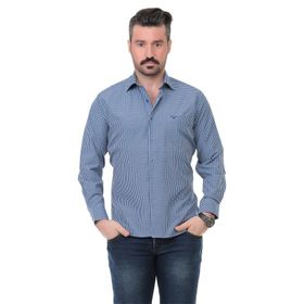 Buenza SY 3160 Lacivert Uzun Kol Erkek Gömlek
