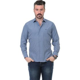 Buenza SY 3160 Lacivert Uzun Kol Erkek Gömlek