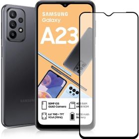 Bufalo 9D Temperli Samsung Galaxy A23 Siyah Camlı Ekran Koruyucu