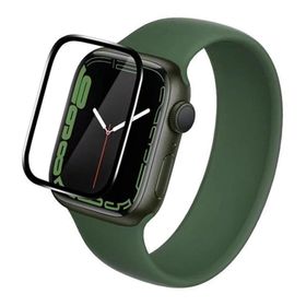 Bufalo Apple Watch 41 mm 3D Kavisli Pmma Nano Şiyah Çerçeve Ekran Koruyucu