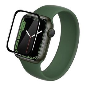 Bufalo Apple Watch 41 mm 3D Kavisli Pmma Nano Şiyah Çerçeve Ekran Koruyucu
