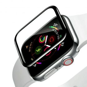 Bufalo Apple Watch 44 mm 3D Kavisli Pmma Nano Şiyah Çerçeve Ekran Koruyucu
