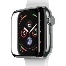 Bufalo Apple Watch 44 mm 3D Kavisli Pmma Nano Şiyah Çerçeve Ekran Koruyucu