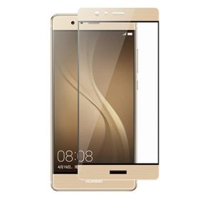 Bufalo Huawei P9 Kavisli 3D Cam Gold Ekran Koruyucu
