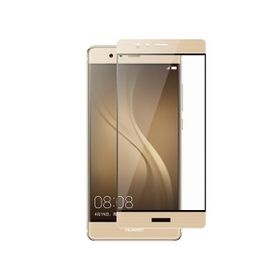 Bufalo Huawei P9 Kavisli 3D Cam Gold Ekran Koruyucu