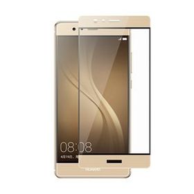 Bufalo Huawei P9 Kavisli 3D Cam Gold Ekran Koruyucu
