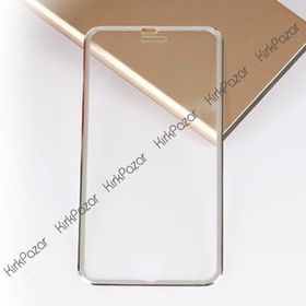 Bufalo İphone 6 Metal Kenarlı Cam Gri Ekran Koruyucu