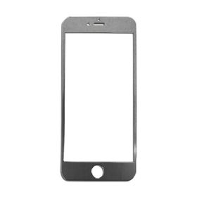 Bufalo İphone 6 Plus Metal Kenarlı Cam Gri Ekran Koruyucu