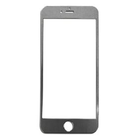 Bufalo İphone 6 Plus Metal Kenarlı Cam Gri Ekran Koruyucu