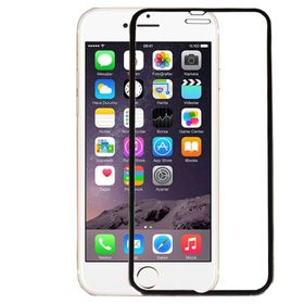 Bufalo İphone 6 Plus Metal Kenarlı Cam Siyah Ekran Koruyucu