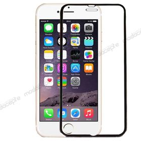 Bufalo İphone 6 Plus Metal Kenarlı Cam Siyah Ekran Koruyucu