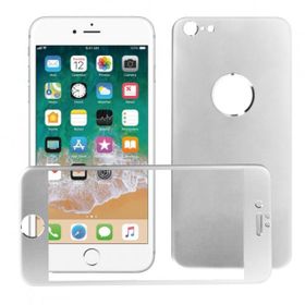 Bufalo iPhone 6 Plus Metal Kenarlı Ön Arka Cam Gri Ekran Koruyucu