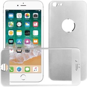 Bufalo iPhone 6 Plus Metal Kenarlı Ön Arka Cam Gri Ekran Koruyucu