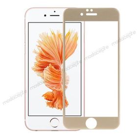 Bufalo iPhone 6S Kavisli 4D Cam Gold Ekran Koruyucu