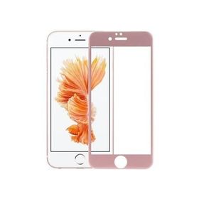 Bufalo iPhone 6S Kavisli 4D Cam Rose Gold Ekran Koruyucu