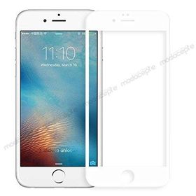 Bufalo iPhone 7 Plus Kavisli 5D Cam Beyaz Ekran Koruyucu
