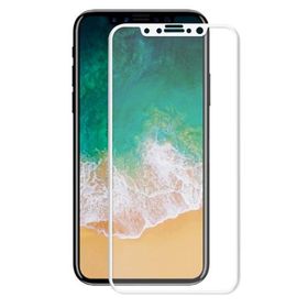Bufalo iPhone X Kavisli 4D Cam Beyaz Ekran Koruyucu