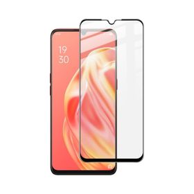 Bufalo Oppo A91 / Reno 3 Siyah 5D Temperli Cam Ekran Koruyucu