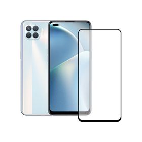 Bufalo Oppo Reno 4 Lite Siyah 9D Temperli Cam Ekran Koruyucu
