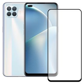 Bufalo Oppo Reno 4 Lite Siyah 9D Temperli Cam Ekran Koruyucu
