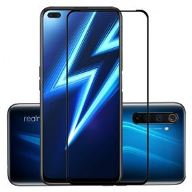 Bufalo Realme 6 Pro Siyah 5D Temperli Cam Ekran Koruyucu