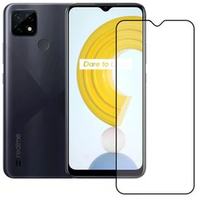 Bufalo Realme C21 Siyah 5D Temperli Cam Ekran Koruyucu