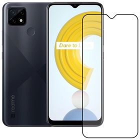 Bufalo Realme C21 Siyah 5D Temperli Cam Ekran Koruyucu