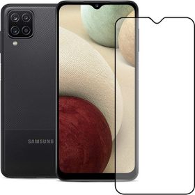 Bufalo Samsung Galaxy A12 9D Temperli Siyah Camlı Ekran Koruyucu