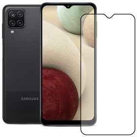Bufalo Samsung Galaxy A12 9D Temperli Siyah Camlı Ekran Koruyucu