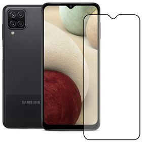 Bufalo Samsung Galaxy A12 9D Temperli Siyah Camlı Ekran Koruyucu