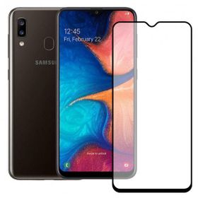 Bufalo Samsung Galaxy A20-M30 9D Seramik Mat Nano Siyah Tam Kaplamalı Ekran Koruyucu
