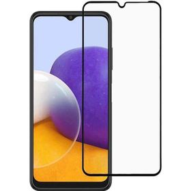 Bufalo Samsung Galaxy A22 9D Temperli Cam Siyah Ekran Koruyucu