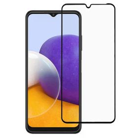 Bufalo Samsung Galaxy A22 9D Temperli Cam Siyah Ekran Koruyucu