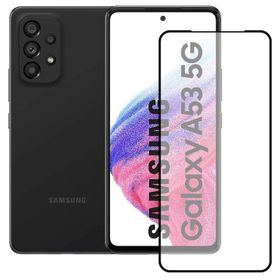 Bufalo Samsung Galaxy A53 Siyah 9D Temperli Cam Ekran Koruyucu