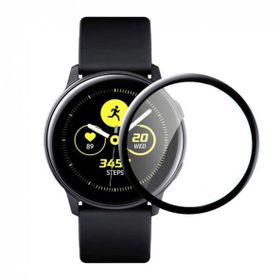 Bufalo Samsung Galaxy Active 2 44 mm 3D Kavisli Pmma Nano Siyah Çerçeve Ekran Koruyucu