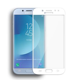 Bufalo Samsung J5 Pro J530 Kavisli 3D Cam Beyaz Ekran Koruyucu