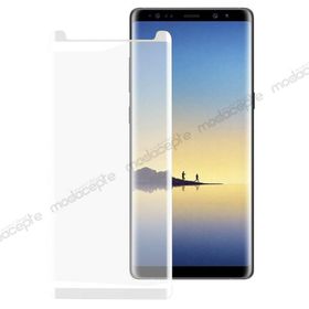 Bufalo Samsung Note 8 N950 Kavisli 4D Cam Beyaz Ekran Koruyucu