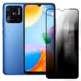 Bufalo Siyah Xiaomi Redmi 10C / Poco C40 Hayalet Privacy Gizli Cam Ekran Koruyucu