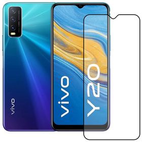 Bufalo Vivo Y20 5D Temperli Siyah Camlı Ekran Koruyucu