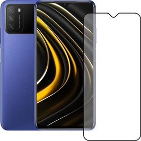 Bufalo Xiaomi Poco M3 9D Temperli Siyah Camlı Ekran Koruyucu