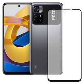 Bufalo Xiaomi Poco M4 Pro 5G 9D Seramik Mat Nano Siyah Tam Kaplamalı Ekran Koruyucu