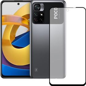 Bufalo Xiaomi Poco M4 Pro 5G 9D Seramik Mat Nano Siyah Tam Kaplamalı Ekran Koruyucu