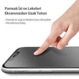 Bufalo Xiaomi Poco X3 NFC 9D Seramik Mat Nano Siyah Tam Kaplamalı Ekran Koruyucu