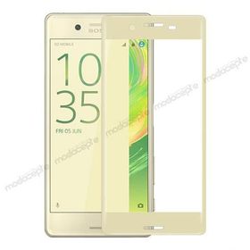 Bufalo Xperia XA Kavisli 3D Cam Gold Ekran Koruyucu
