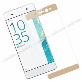 Bufalo Xperia XA Kavisli 3D Cam Gold Ekran Koruyucu
