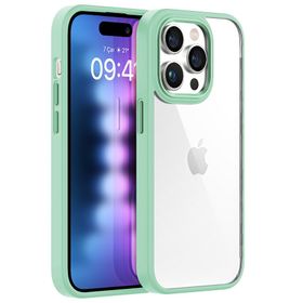 Buff Açık Yeşil iPhone 15 Pro Max New Air Bumper Kılıf