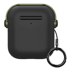 Buff Airpods 2 DJPods Siyah Koyu Yeşil Kılıf